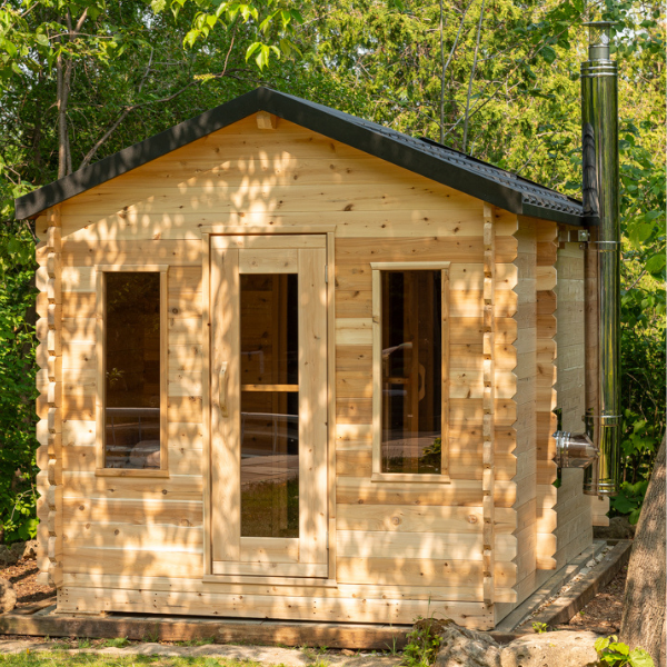 Leisurecraft Georgian Cabin Sauna with Change Room 3–4 Person