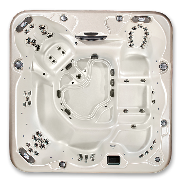 Patio Elegance Pinnacle Hot Tub | 7-Person 8' Spa with Lounger