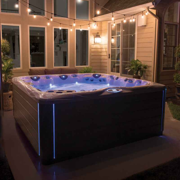 Patio Elegance Pinnacle Hot Tub | 7-Person 8' Spa with Lounger