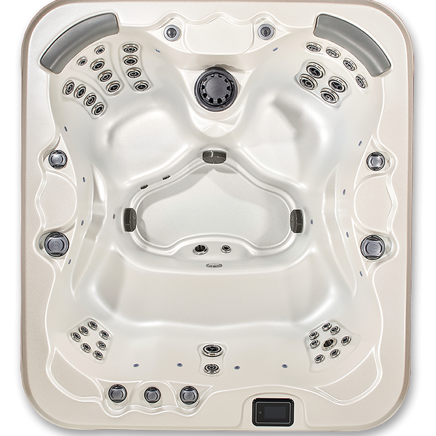 Patio Elegance Pioneer Hot Tub | 5-Person Spa with Dual Captain’s Chairs