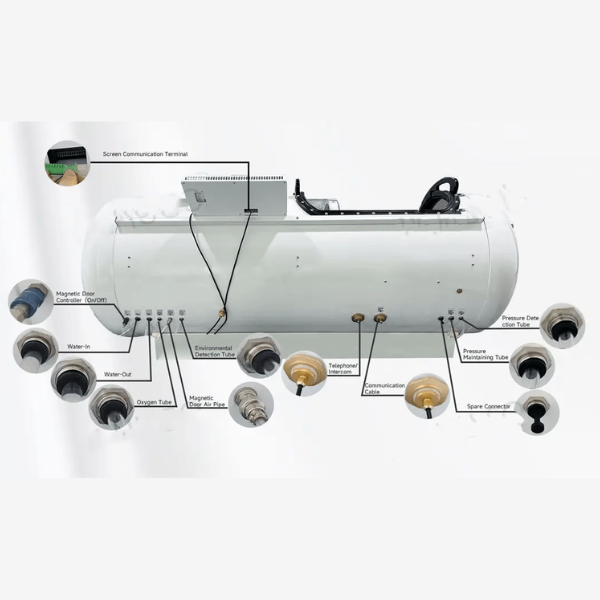 MedEq TimeCapsule C750+ 2.0 ATA Aluminum Hard-Shell Hyperbaric Chamber