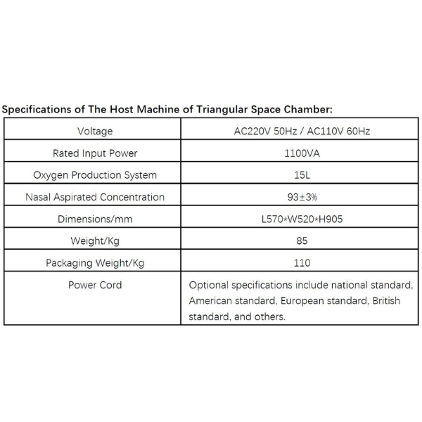 MedEq TimeCapsule C750+ 2.0 ATA Aluminum Hard-Shell Hyperbaric Chamber