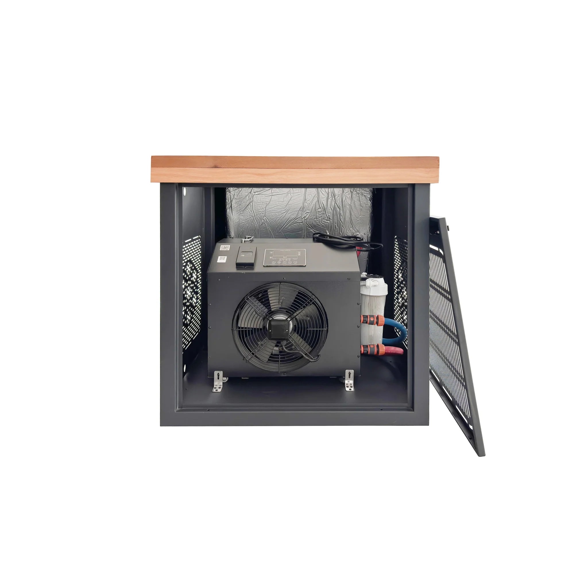 MedEq Fitness Stainless Steel Plunge Pool with Integrated Chiller